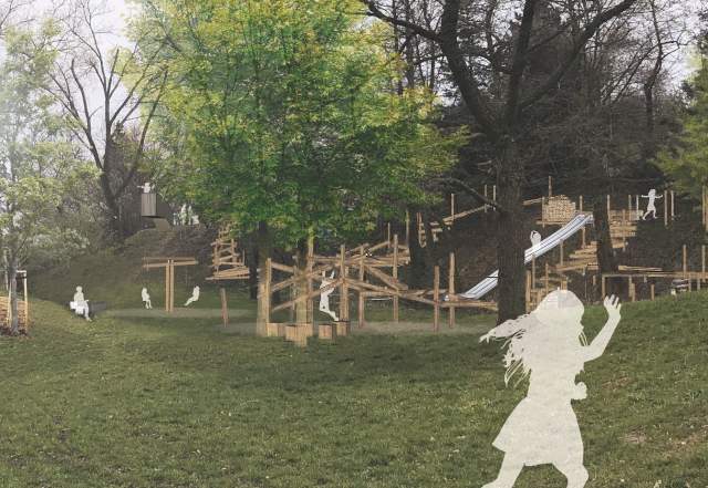 Víceúčelový rodinný park Komenda v Opavě